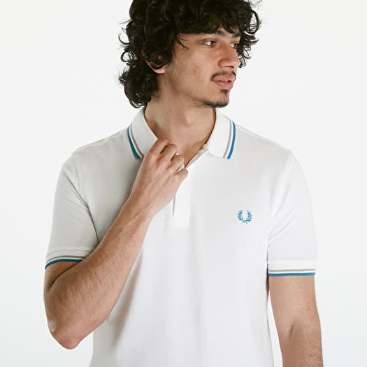 Fred perry white polo t shirt deals