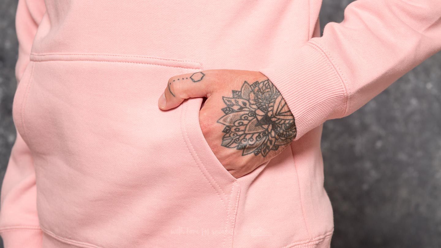 Sweatjacken und Sweatshirts Stüssy Basic Hood Dusty Rose