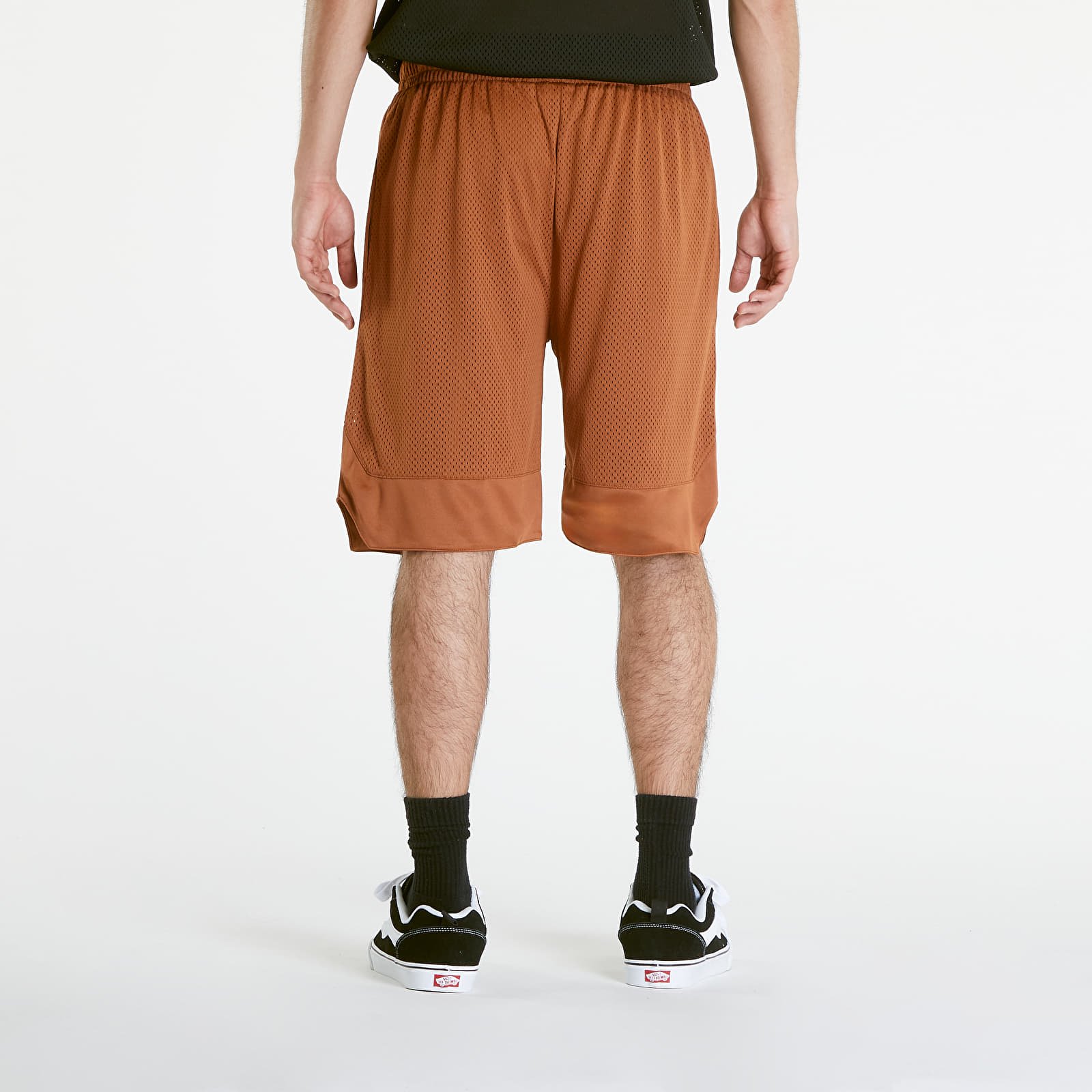 Kratke hlače  New Era Arch Logo Mesh Shorts Brown
