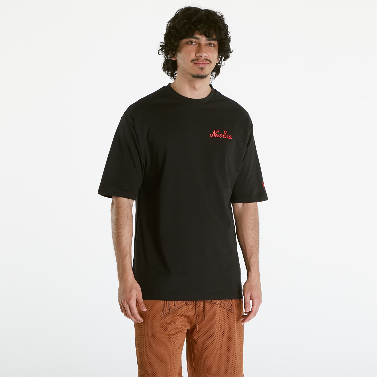 Koszulki New Era Food Graphic OS Tee UNISEX Black/ Lvr