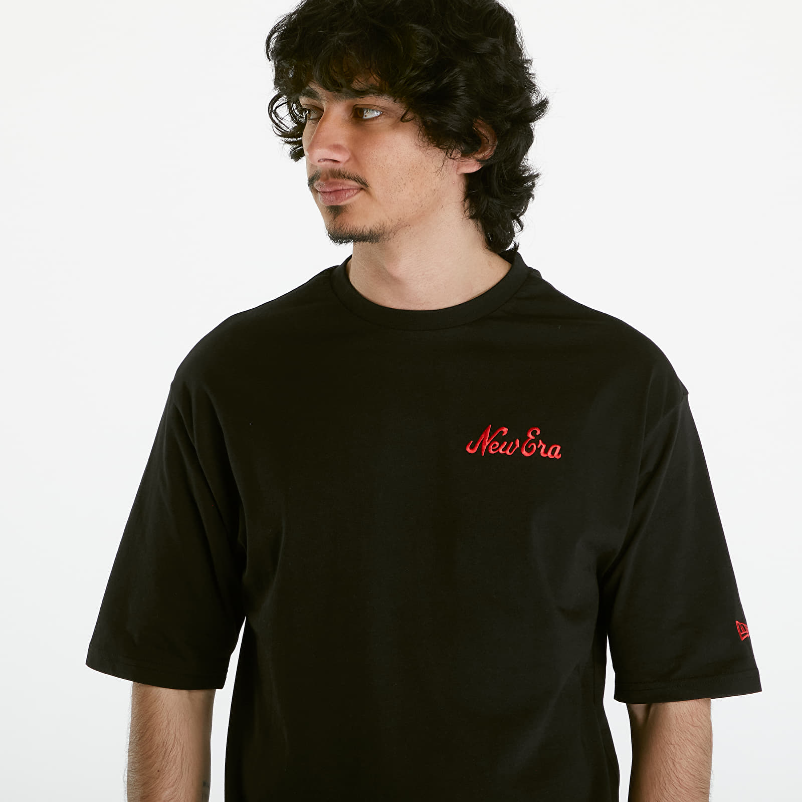 Koszulki New Era Food Graphic OS Tee UNISEX Black/ Lvr