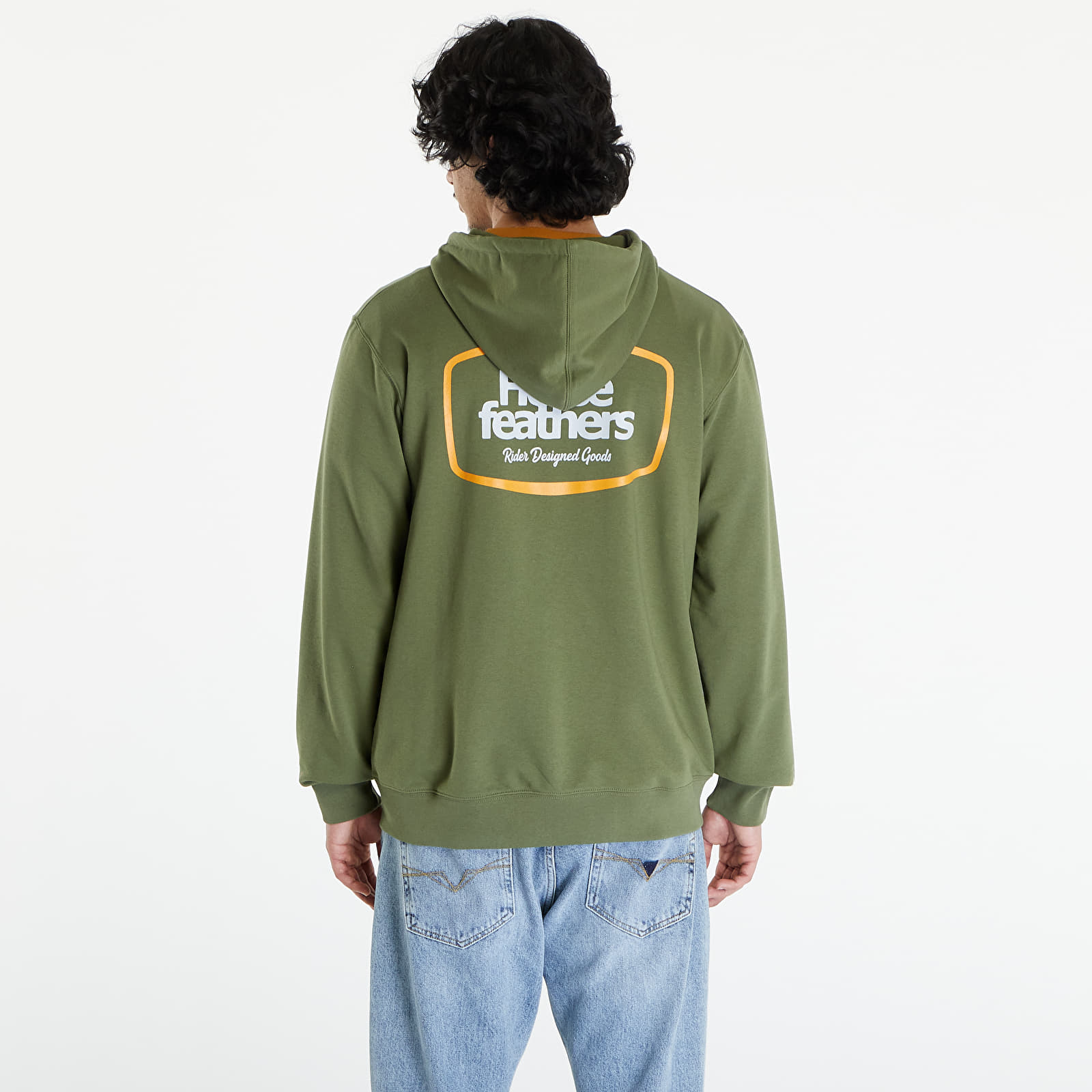 Hupparit ja collegepaidat Horsefeathers Bronco Sweatshirt Loden Green