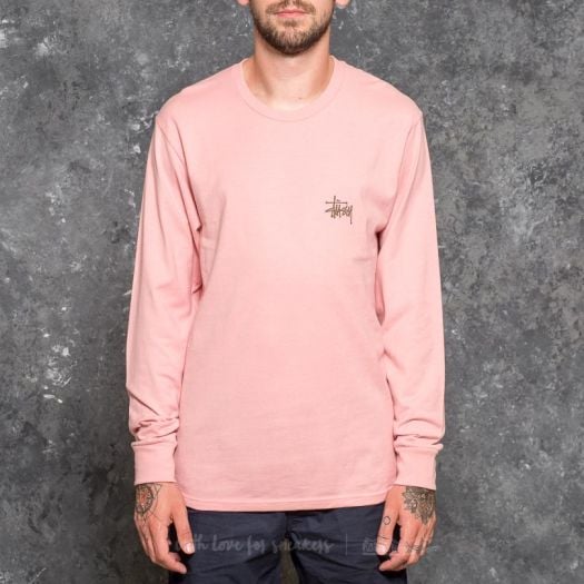 T shirt St ssy Basic Longsleeve Tee