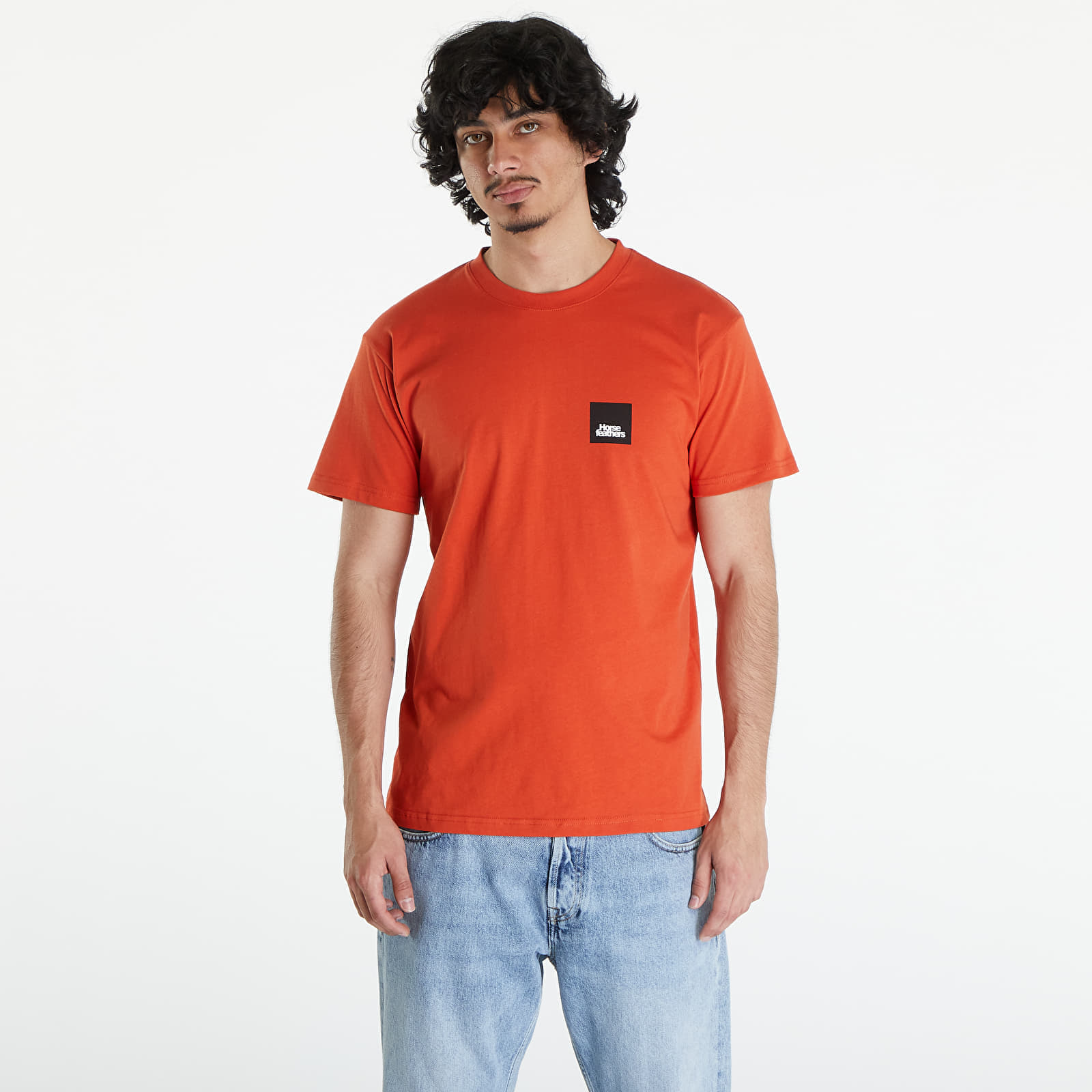 Тениски Horsefeathers Minimalist II T-Shirt Orange Rust
