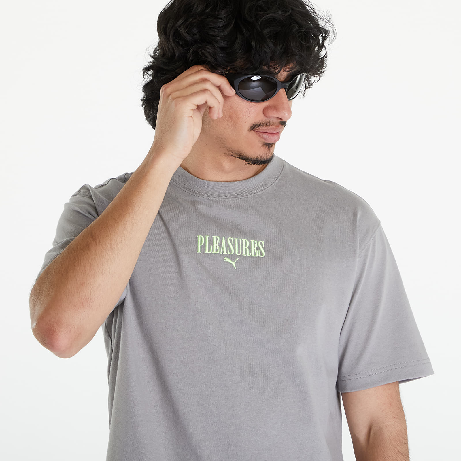 Pólók PUMA x PLEASURES Graphic Tee Stormy Slate