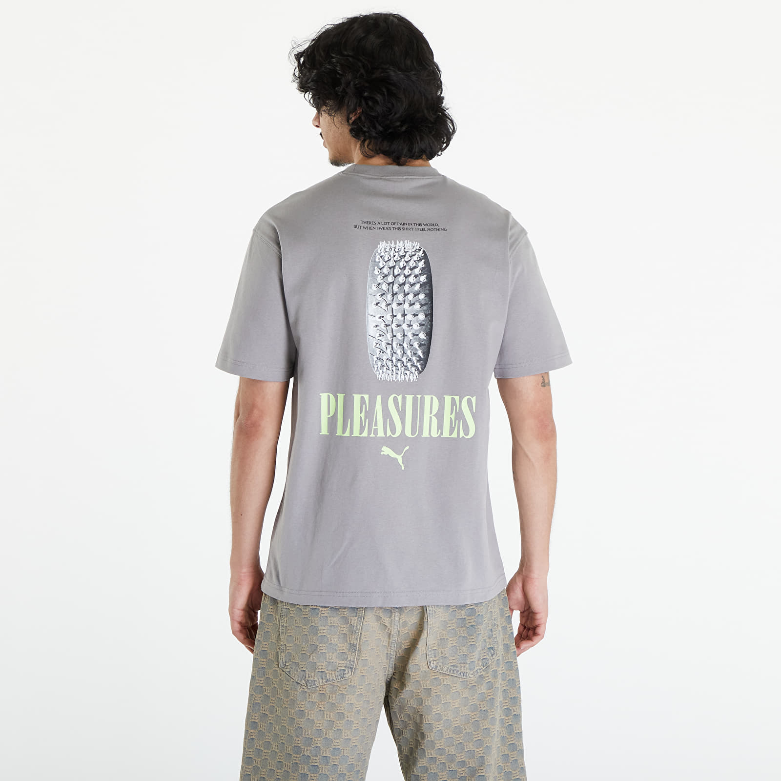 Pólók PUMA x PLEASURES Graphic Tee Stormy Slate