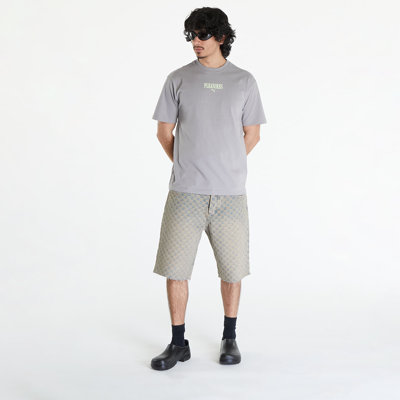 Pólók PUMA x PLEASURES Graphic Tee Stormy Slate