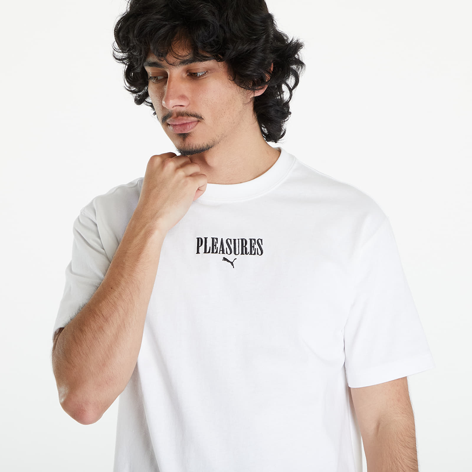 Pólók PUMA x PLEASURES Graphic Tee PUMA White