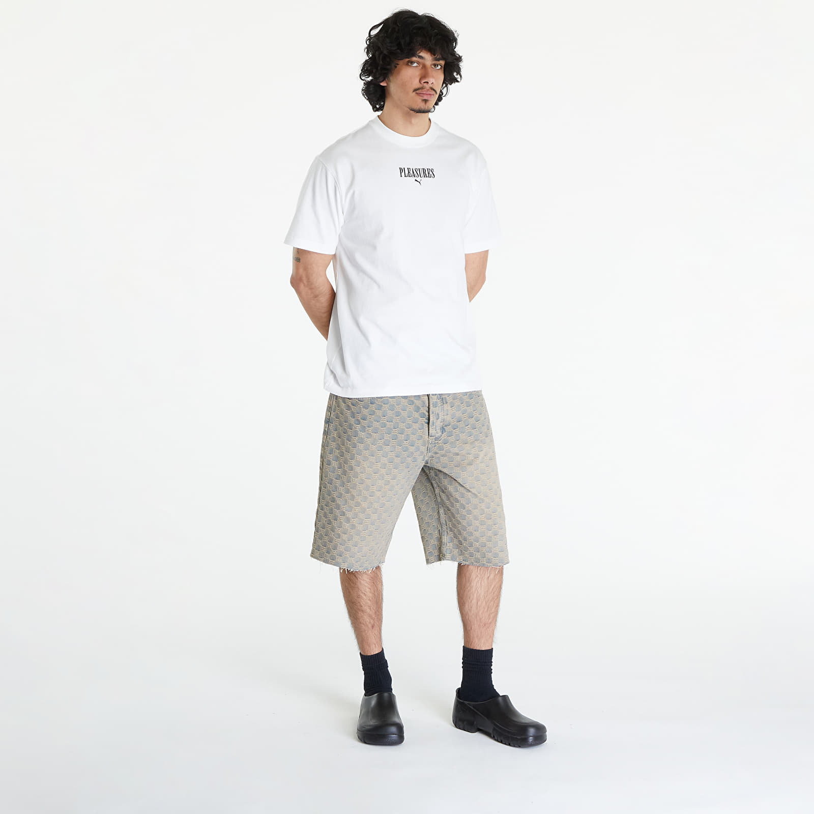 Pólók PUMA x PLEASURES Graphic Tee PUMA White
