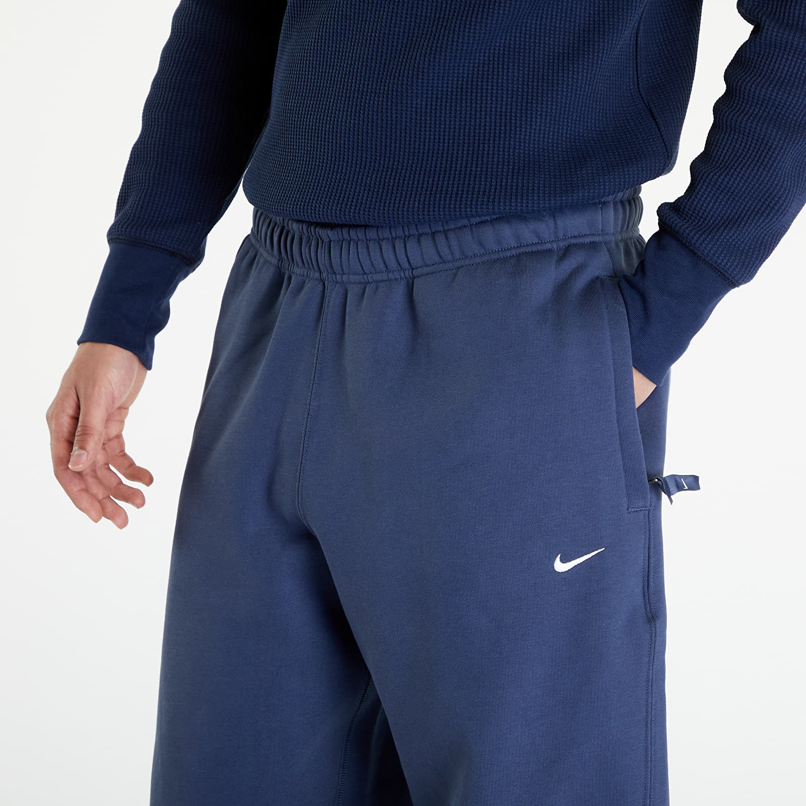 Jogger Pants Nike Solo Swoosh Men s Fleece Pants Thunder Blue White Footshop
