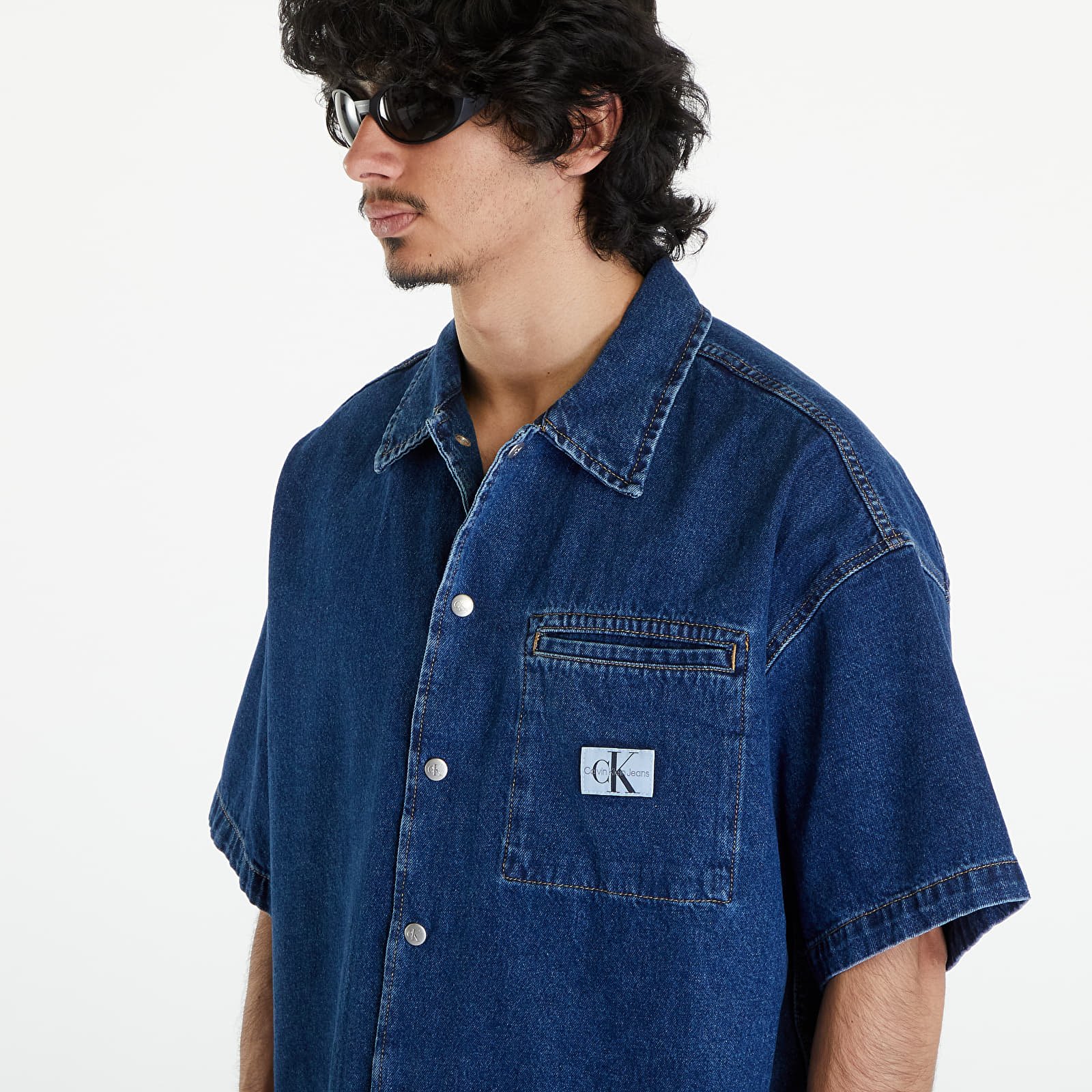 Hemden Calvin Klein Jeans Relaxed Short Sleeve Denim