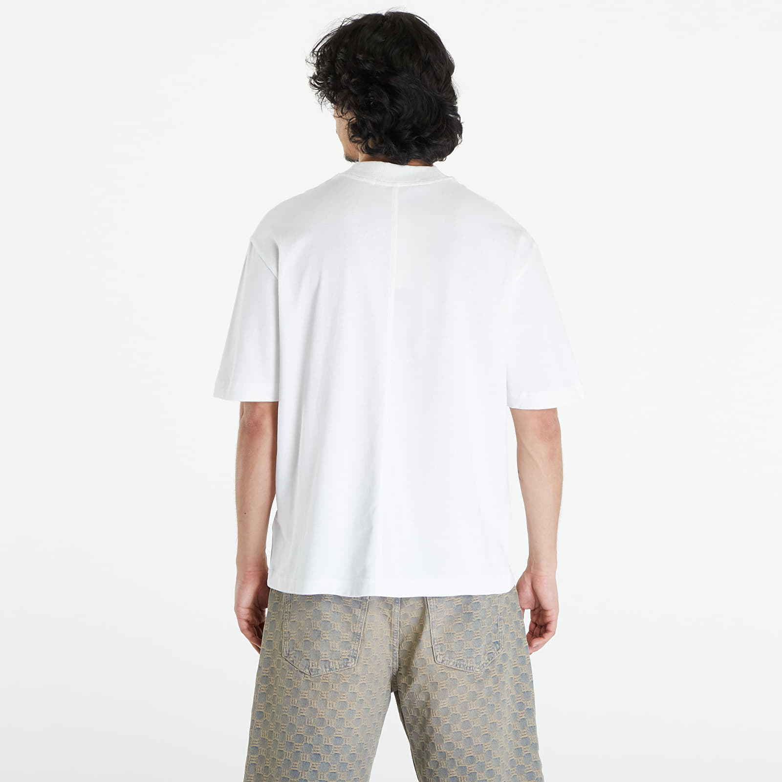 Majice T-shirt Calvin Klein Jeans Premium Monologo Tee White