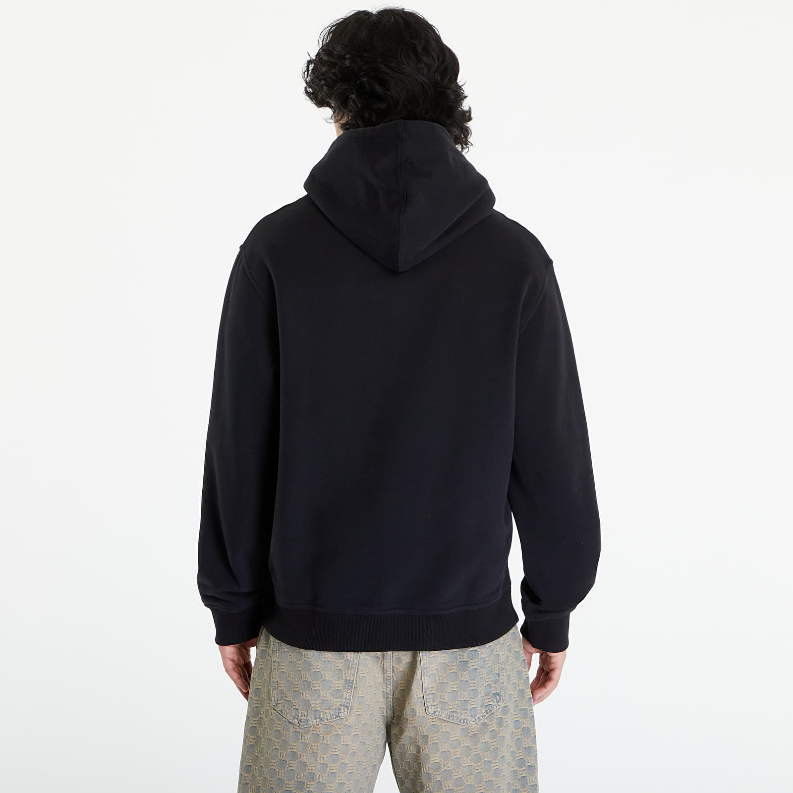 Mikiny Calvin Klein Jeans Embroidery Patch Hoodie Black
