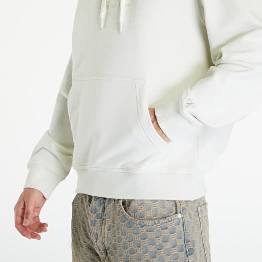 Sweatshirt Calvin Klein Jeans Embroidery Patch Hoodie White XXL