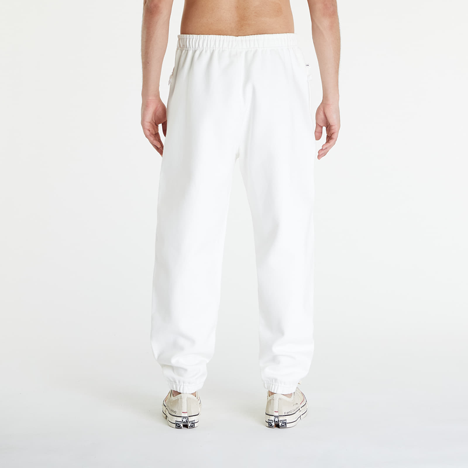 Spodnie dresowe Nike Solo Swoosh Men's Fleece Pants Sail/ White