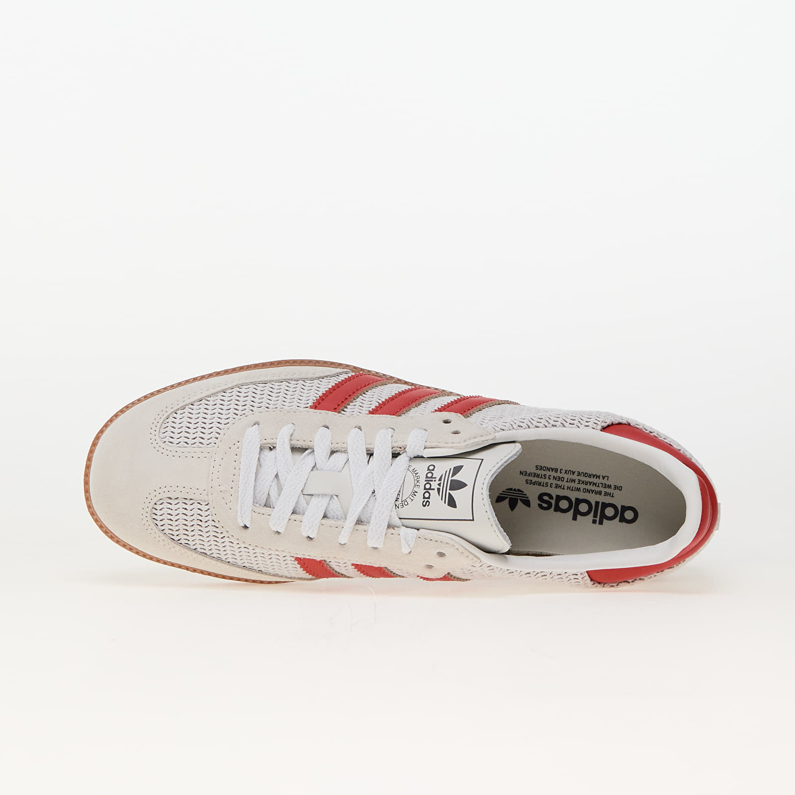 Buty męskie adidas Samba OG Crystal White/ Preloved Red/ Gum2