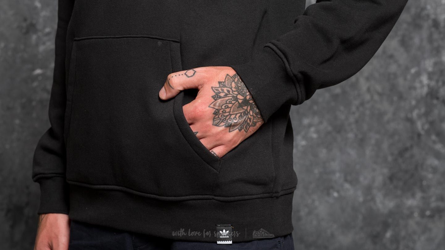 Adidas originals men's blackbird basic hoodie hot sale