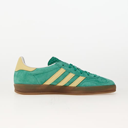 Adidas gazelle mens green yellow deals