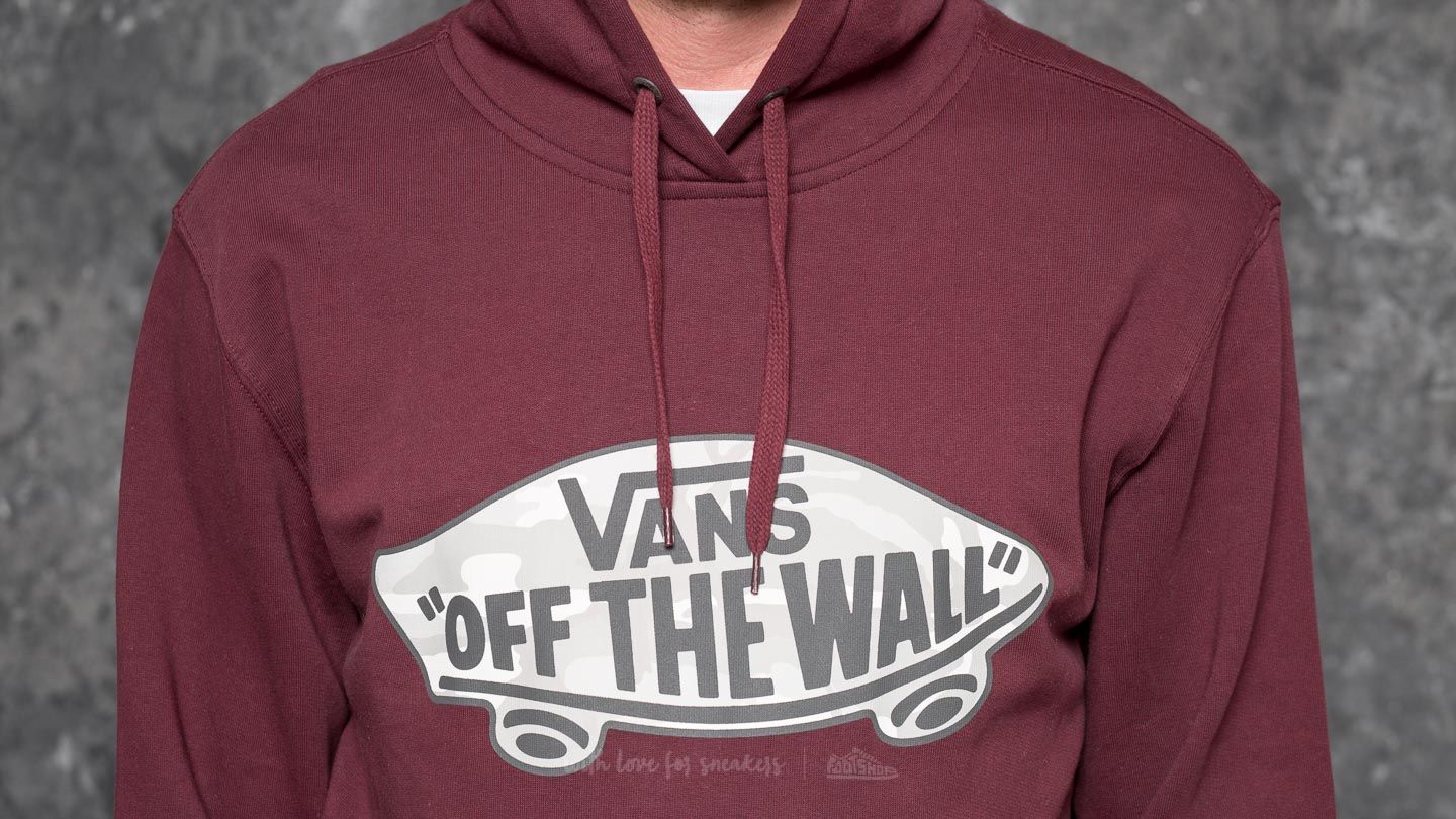 Vans off the wall red hoodie new arrivals