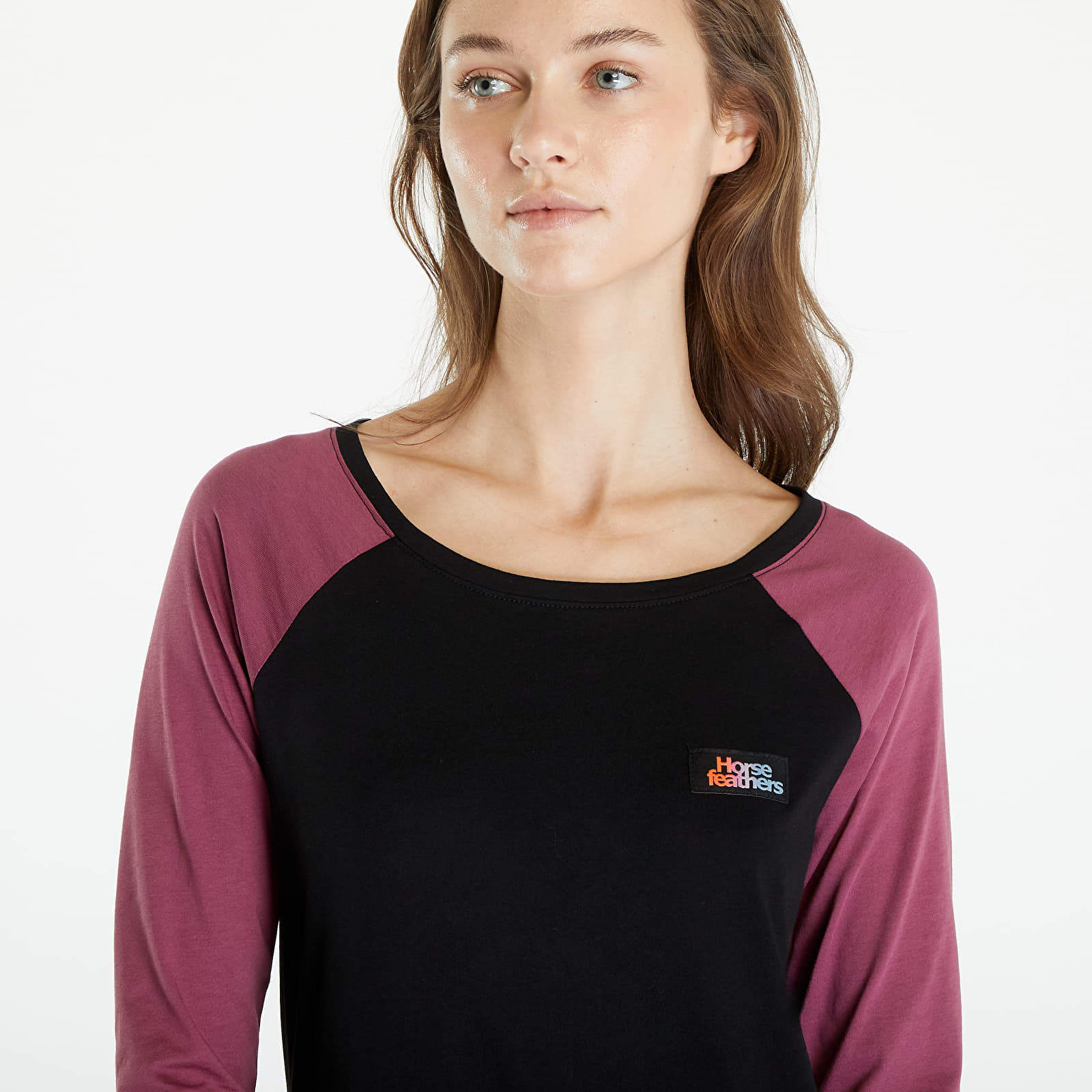 Vestido Horsefeathers Meena Dress Black/ Maroon