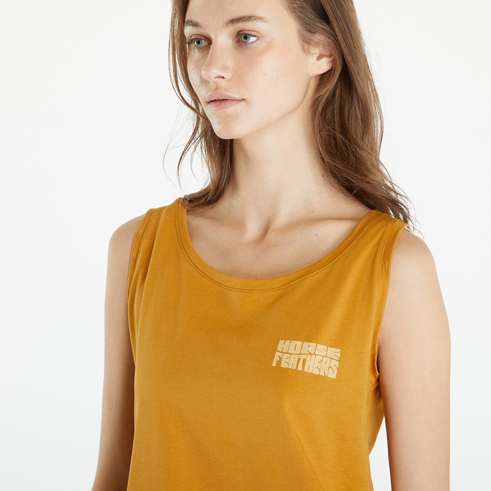 Vests Horsefeathers Viveca Tank Top Spruce Yellow