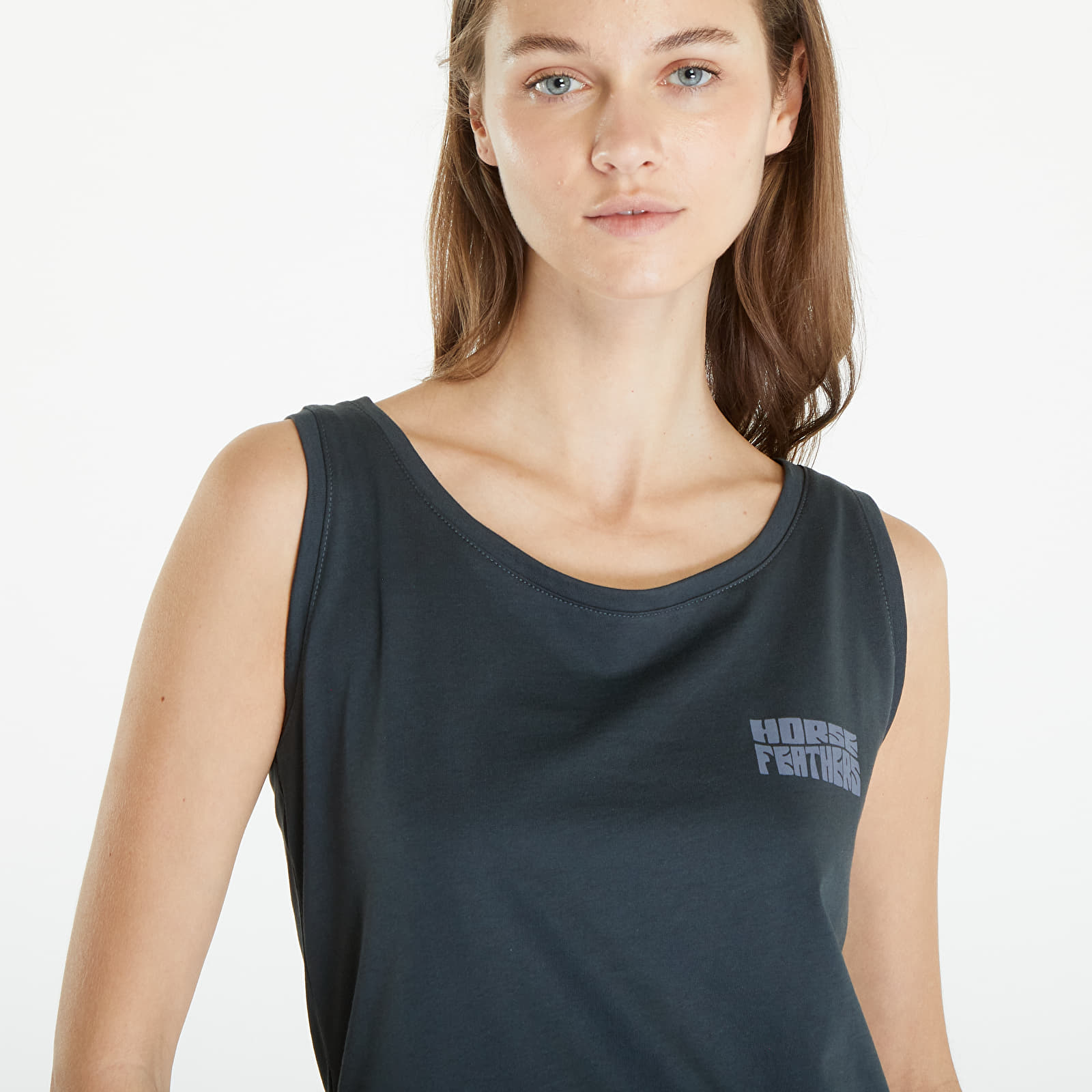 Leibchen Horsefeathers Viveca Tank Top Gray