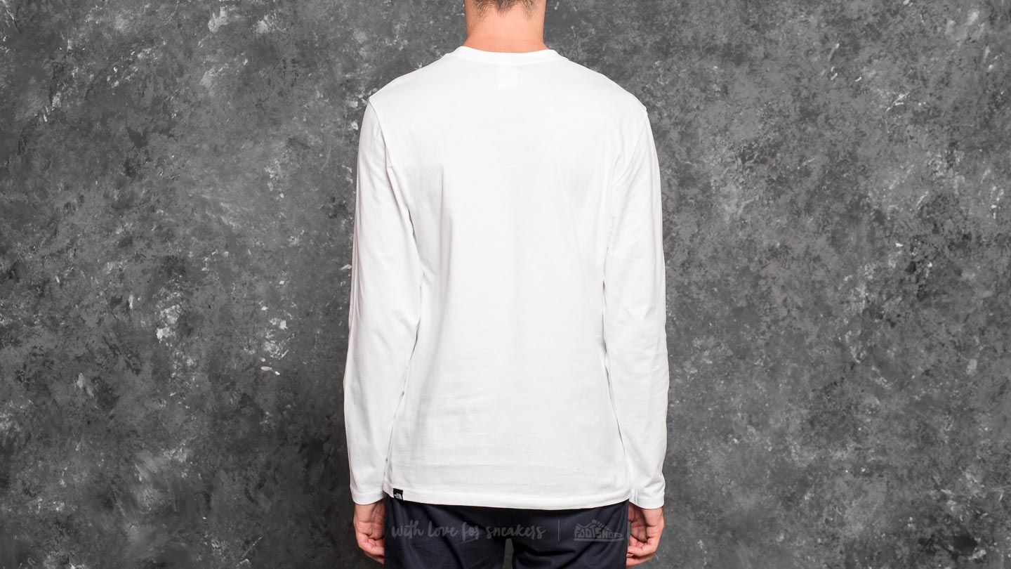 Tricouri  The North Face Longsleeve Fine Tee Tnf White