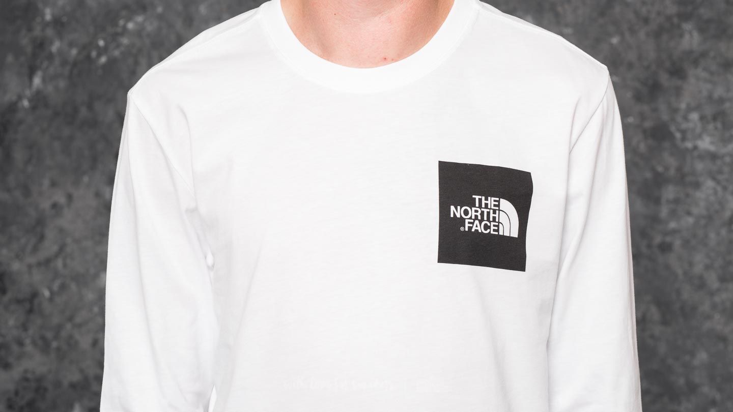 Tricouri  The North Face Longsleeve Fine Tee Tnf White