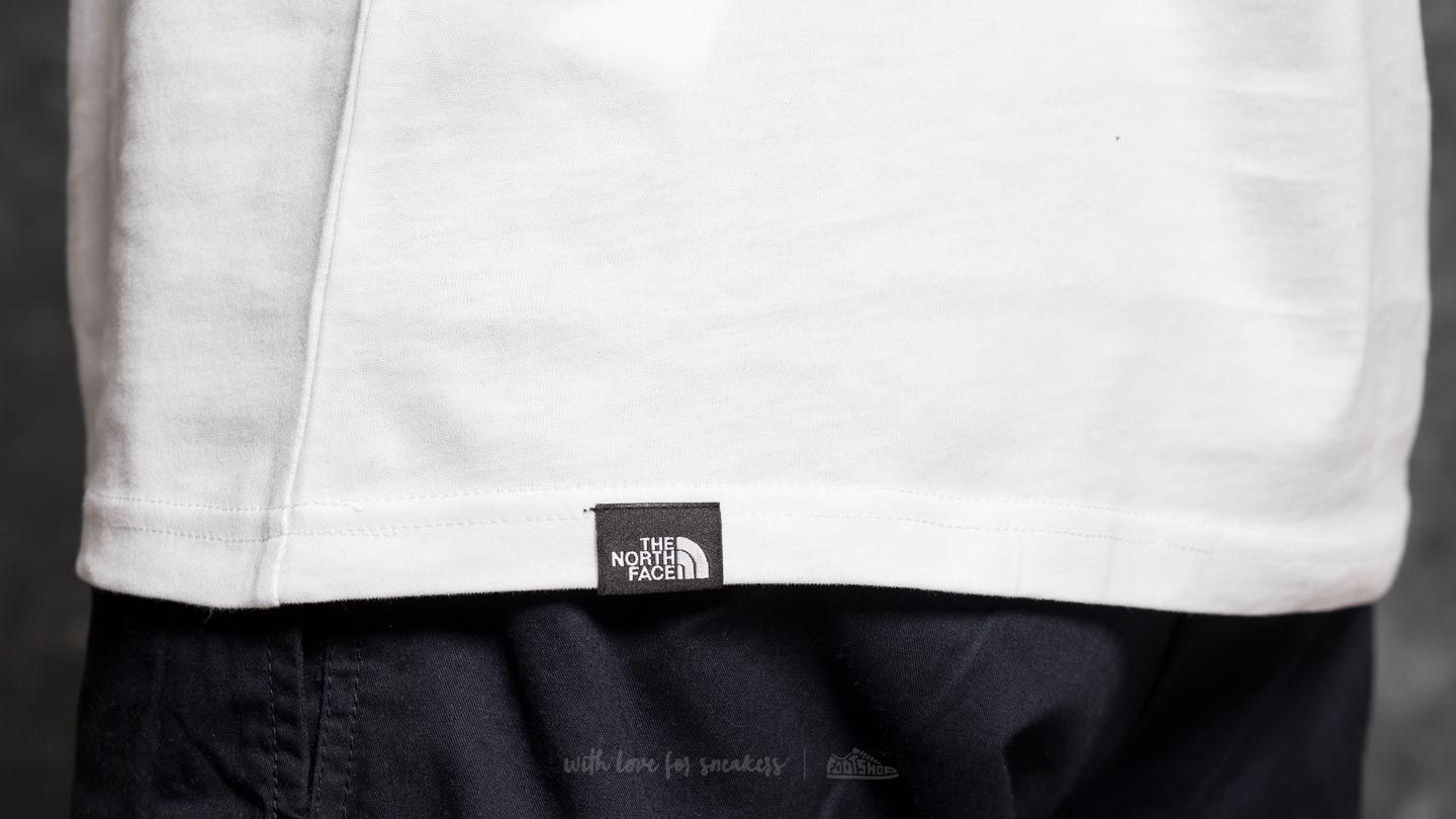 Tricouri  The North Face Longsleeve Fine Tee Tnf White