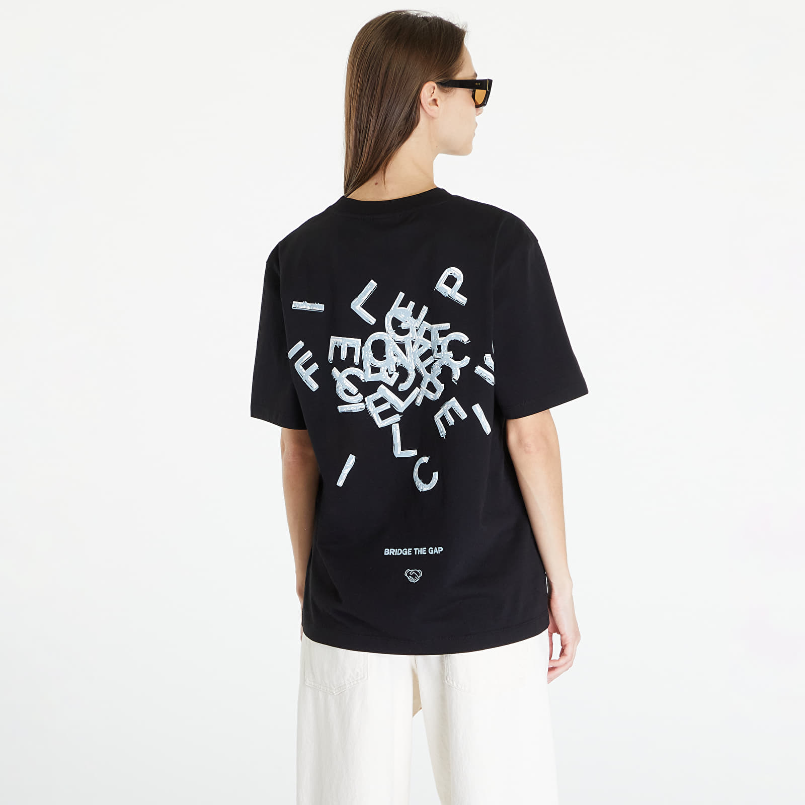 Marškinėliai Filling Pieces Alphabet T-Shirt UNISEX Black
