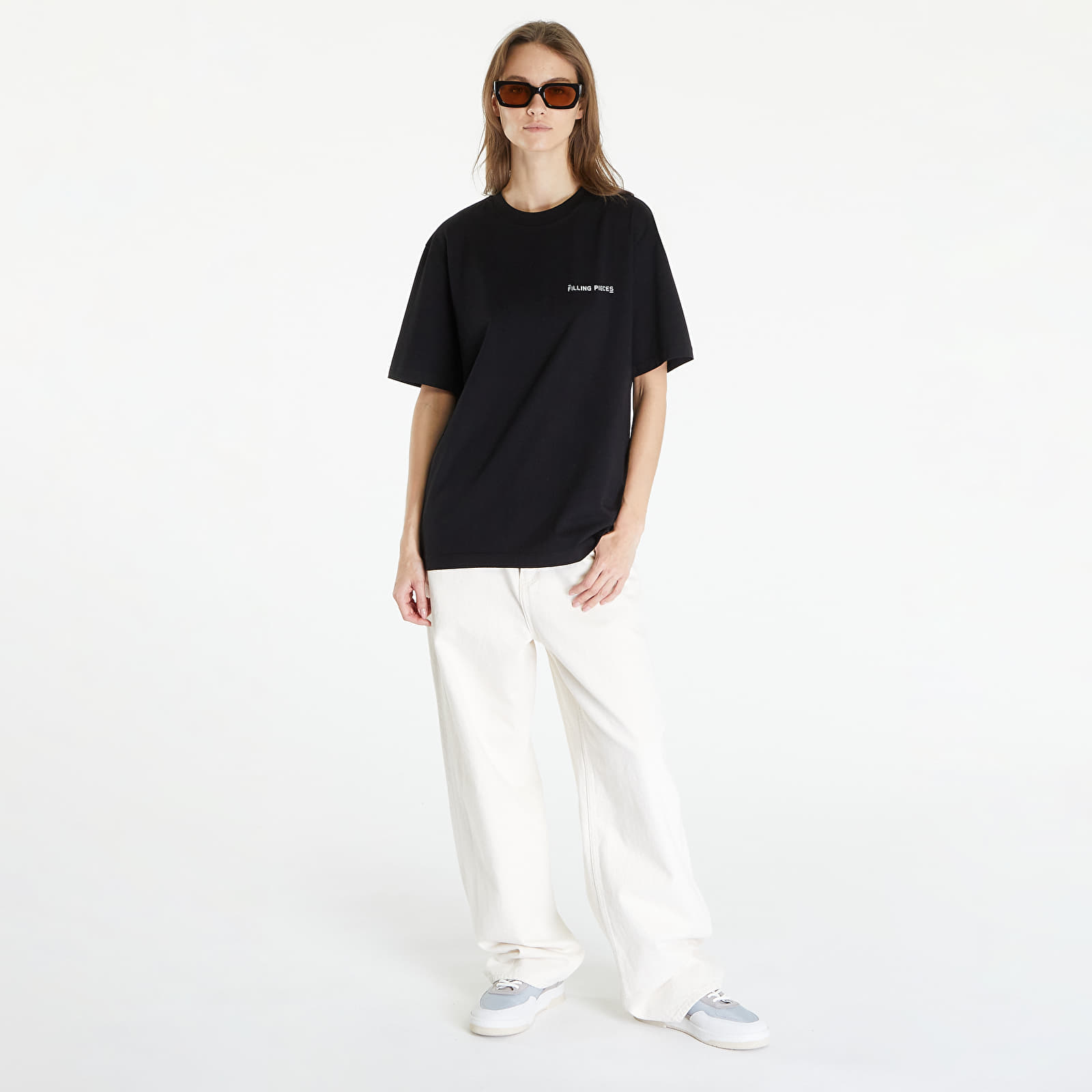 Marškinėliai Filling Pieces Alphabet T-Shirt UNISEX Black