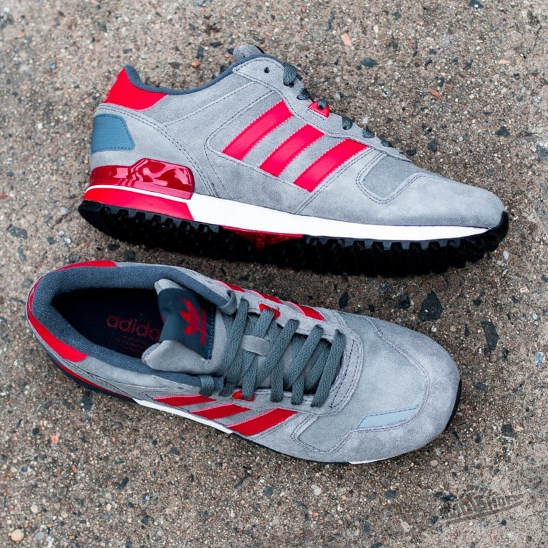 adidas ZX 700 Originals Ash/Power Red/White Vapour | Footshop