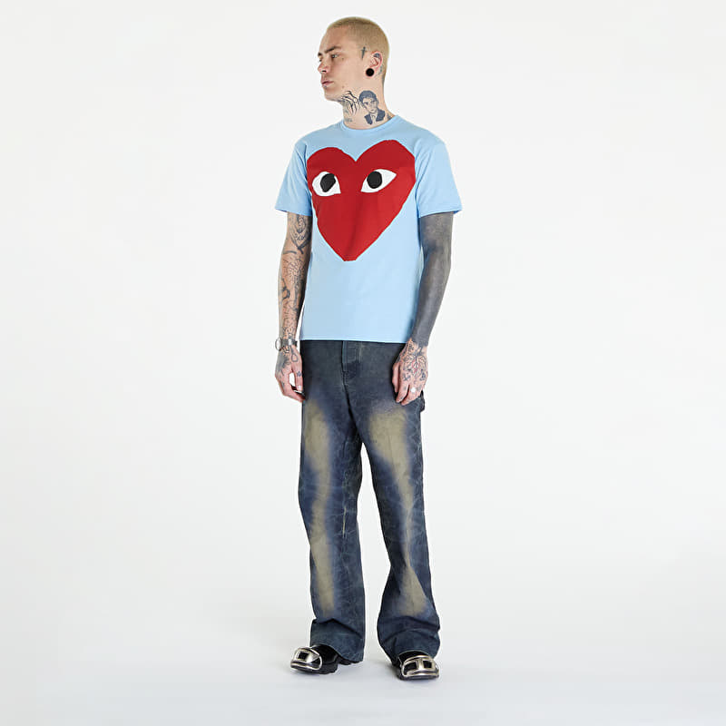 T-shirts Comme des Garçons PLAY Short Sleeve Logo Print T-Shirt T-shirts Comme des Garçons PLAY Short Sleeve Logo Print T-Shirt