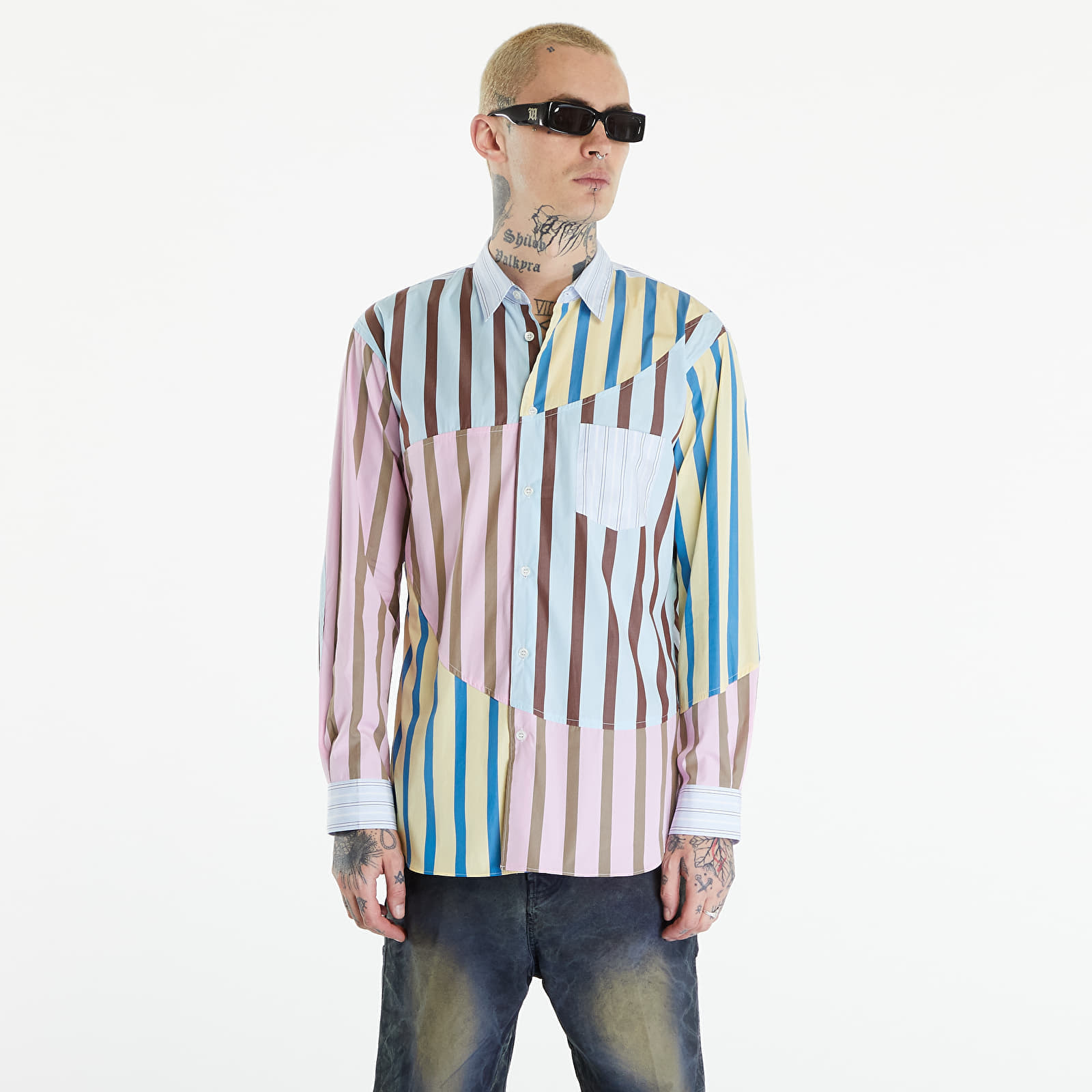 Ризи Comme des Garçons SHIRT Shirt Woven Stripe