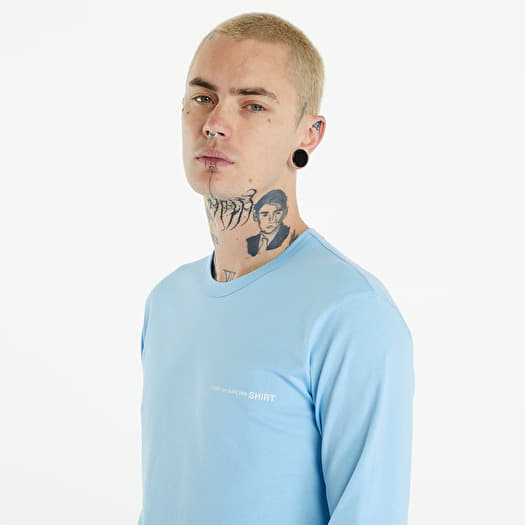 アーカイブCOMME des GARÇONS SHIRT長袖シャツ ライトブルー Comme des Garçons SHIRT Long Sleeve Tee Knit Blue | Footshop