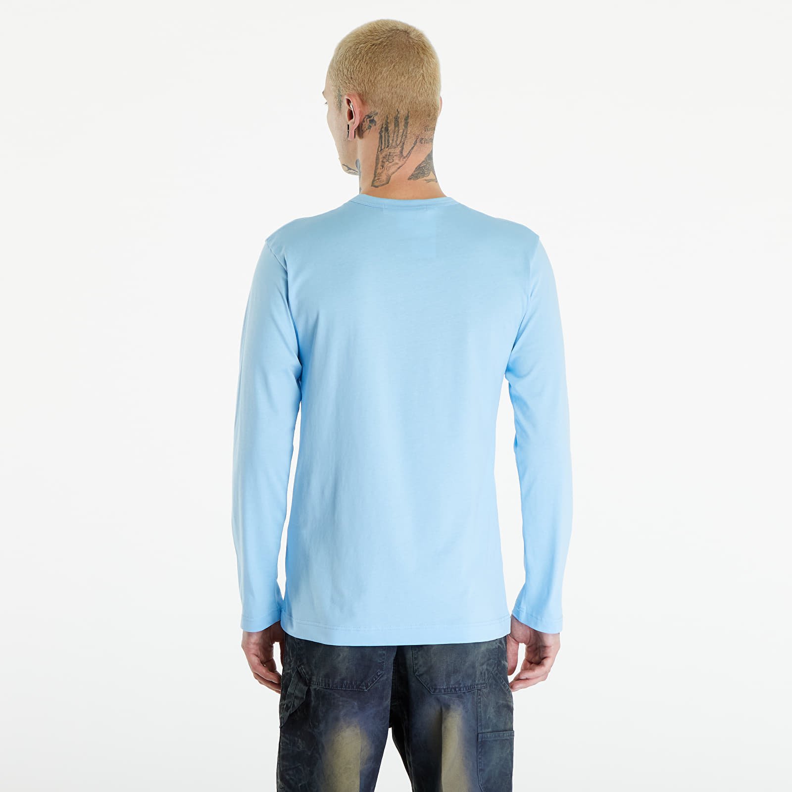 T-shirts Comme des Garçons SHIRT Long Sleeve Tee Knit Blue