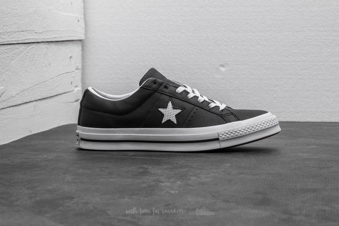 Men's shoes Converse One Star OX Black/ White/ White