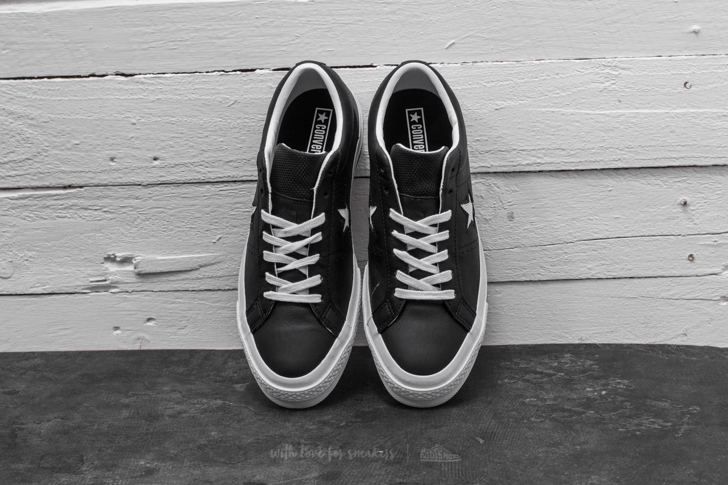 Men's shoes Converse One Star OX Black/ White/ White