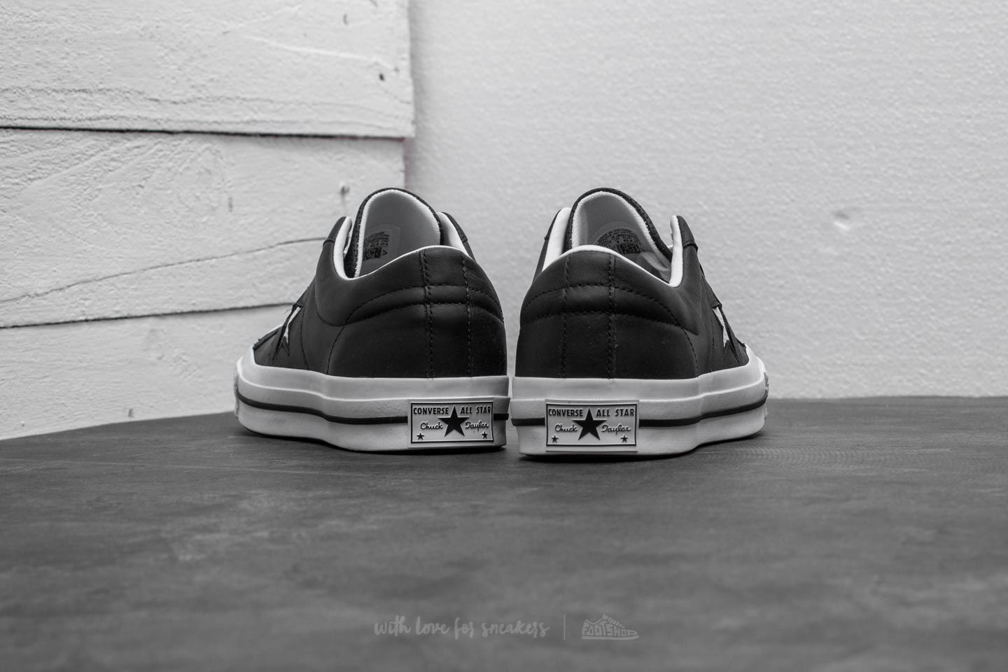 Men's shoes Converse One Star OX Black/ White/ White