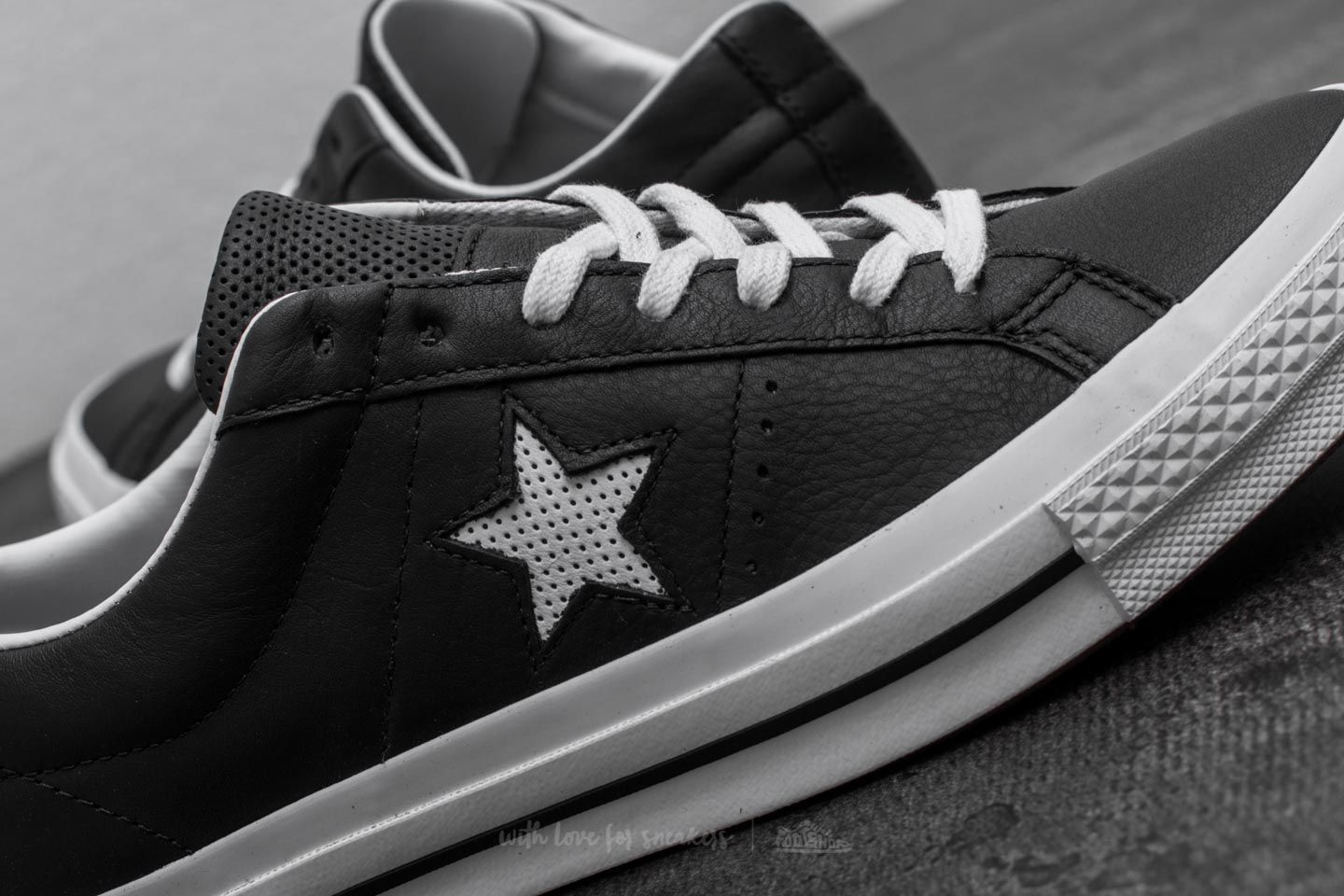 Men's shoes Converse One Star OX Black/ White/ White