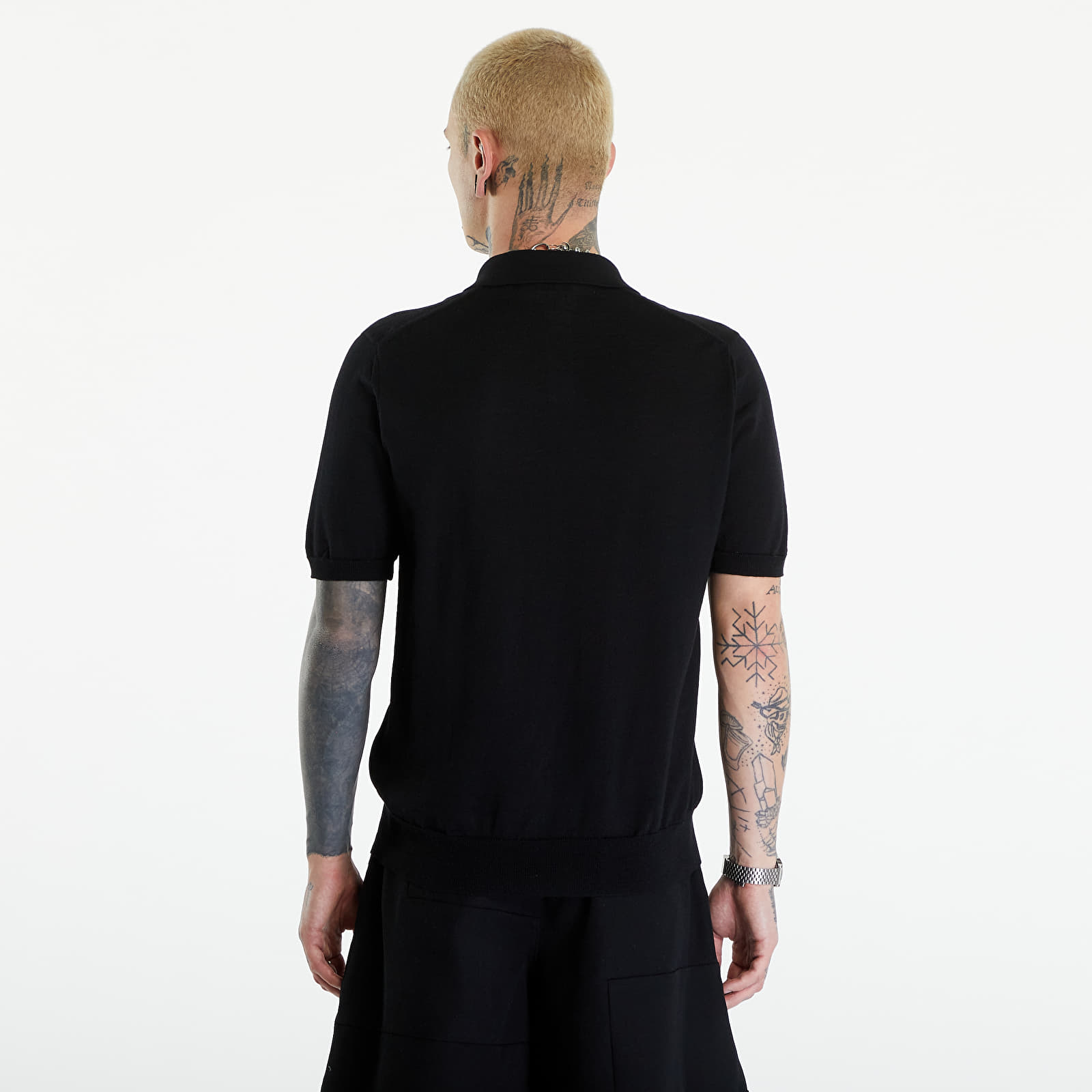 T-Shirts Comme des Garçons PLAY Red Emblem Sweater UNISEX Black