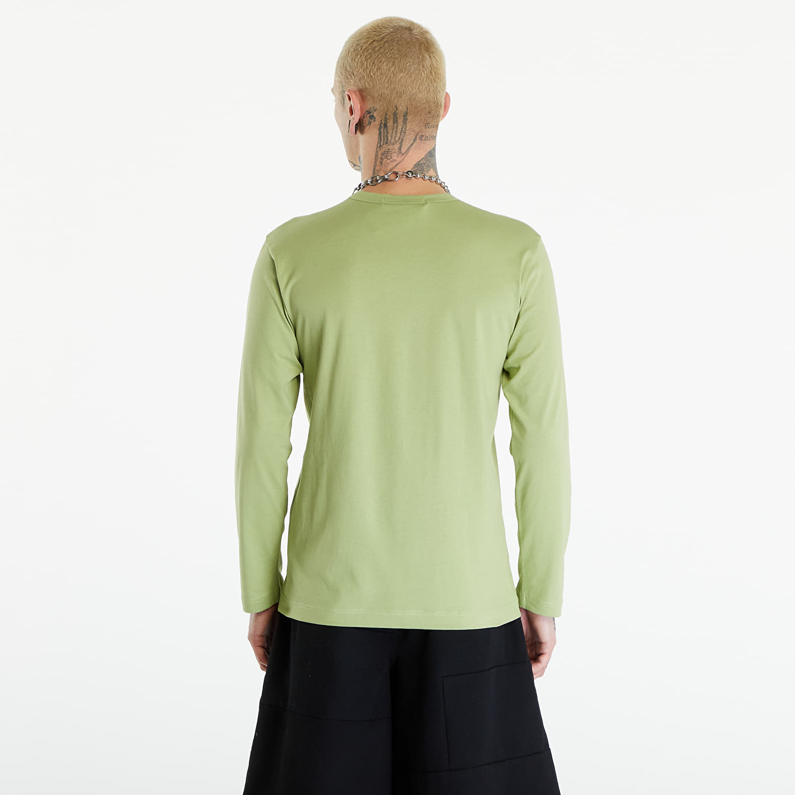 Pólók Comme des Garçons SHIRT Long Sleeve Tee Knit Khaki