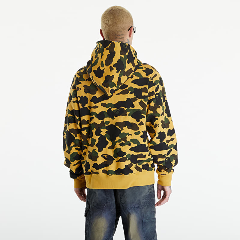 A BATHING APE 1St Camo Full Zip Hoodie Yellow | Footshop