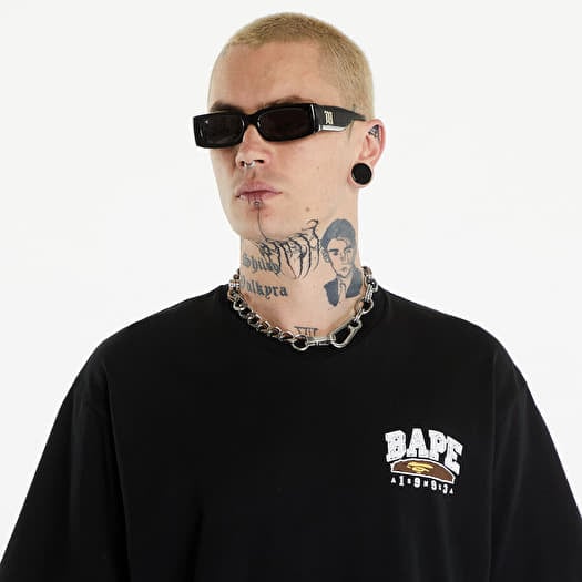 T-shirts A BATHING APE Hand Draw Bape Relaxed Fit Tee Black Footshop