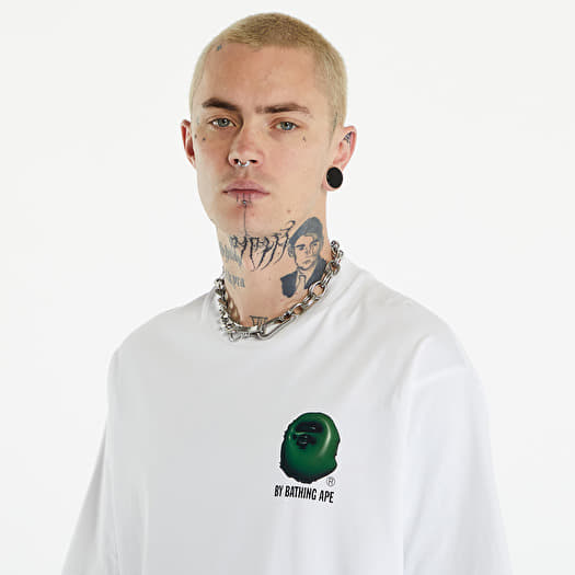 T-shirts A BATHING APE 3D Art Ape Head Relaxed Fit Tee White T-shirts A BATHING APE 3D Art Ape Head Relaxed Fit Tee White
