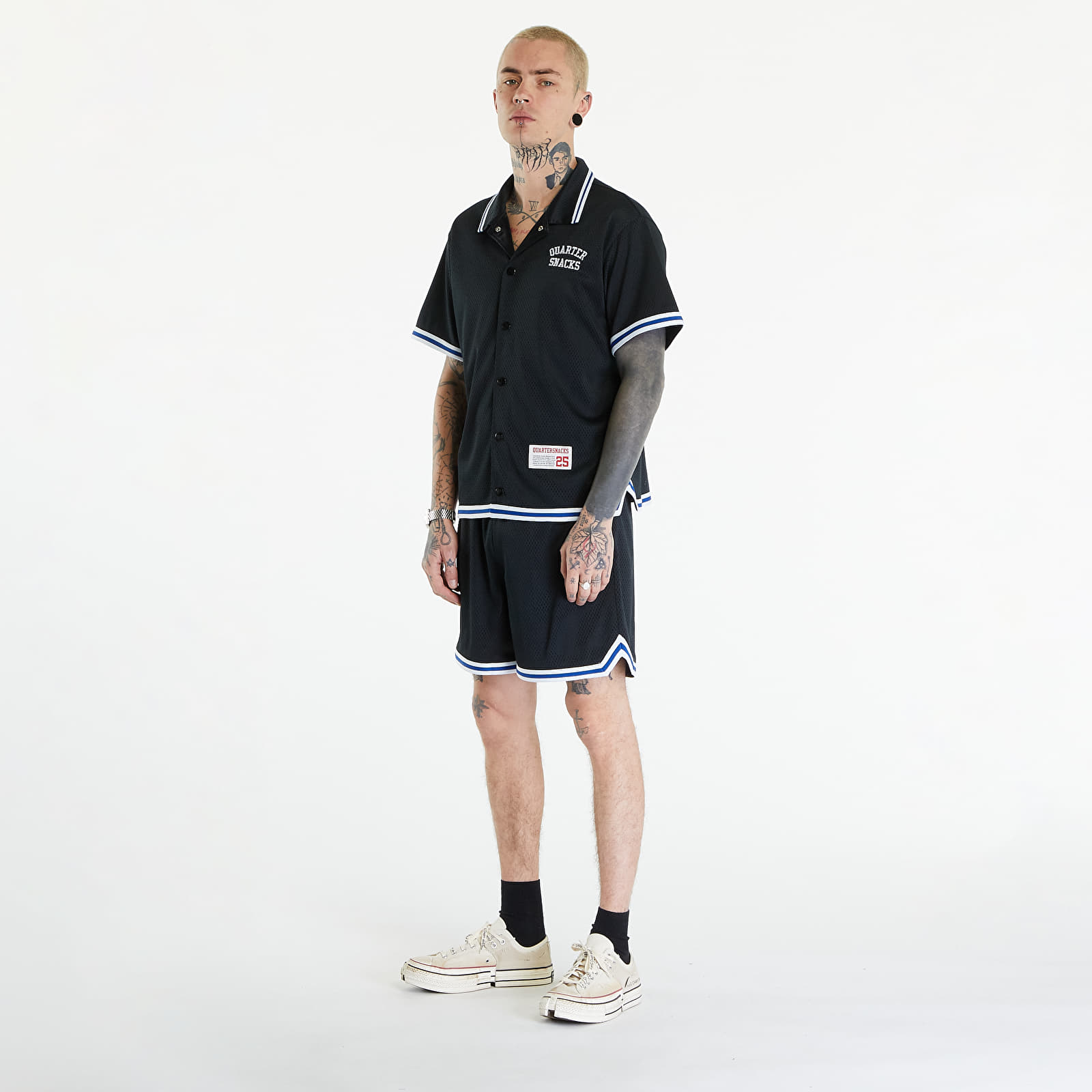 Ingek Converse CONS x Quartersnacks Warm Up Top Black
