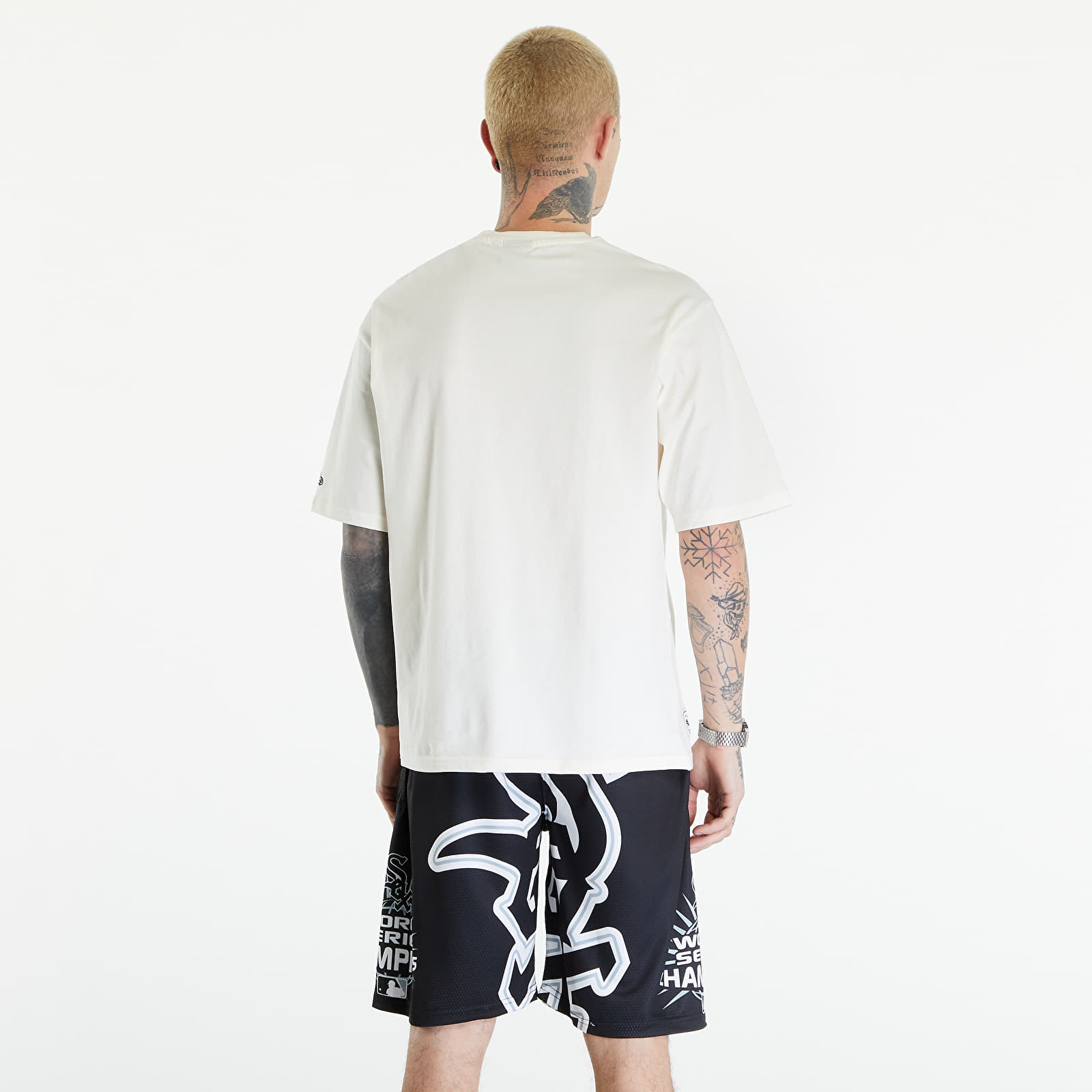 Marškinėliai New Era Graphic Oversized T-Shirt Off White