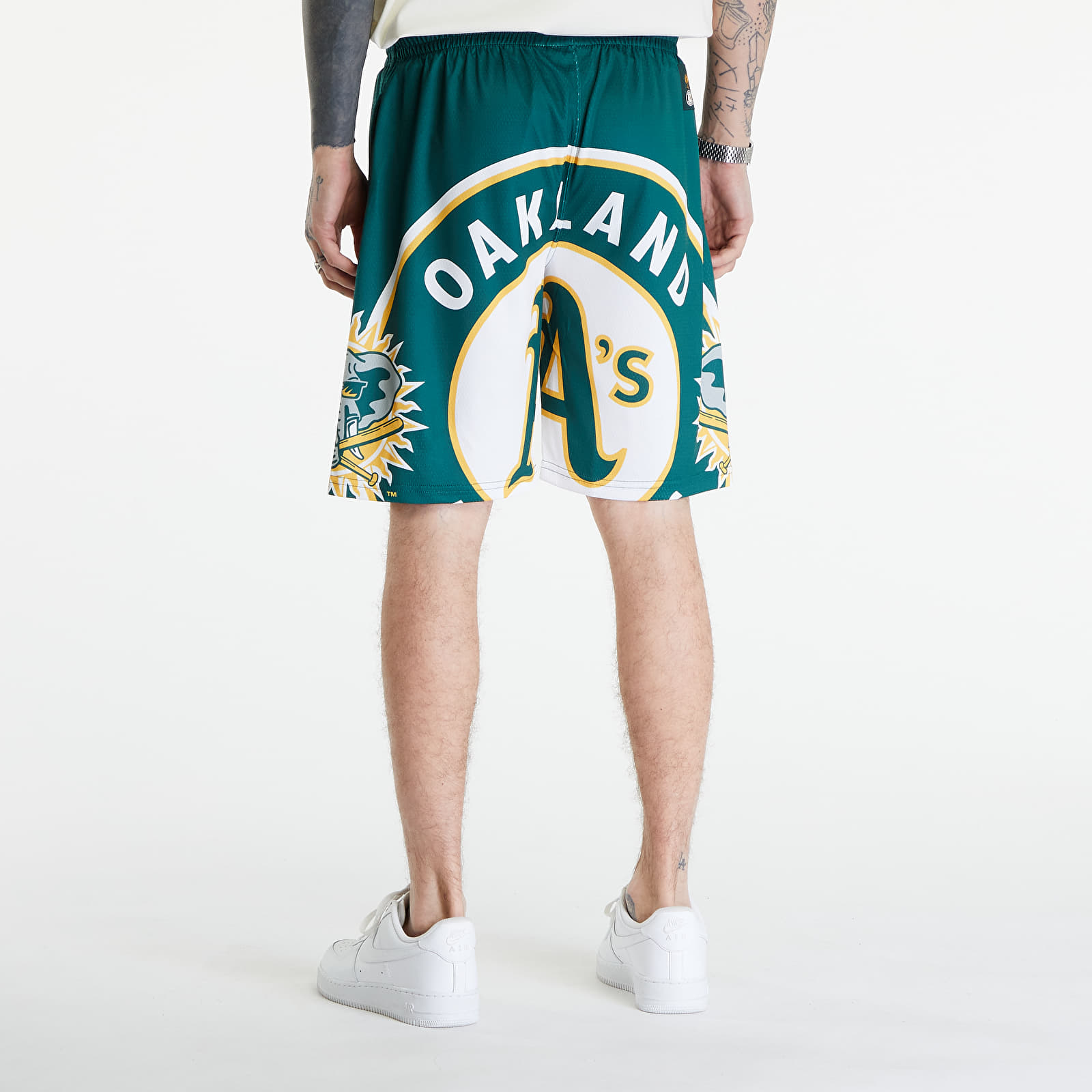 Shorts New Era Oakland Athletics Large Logo Shorts Dark Green