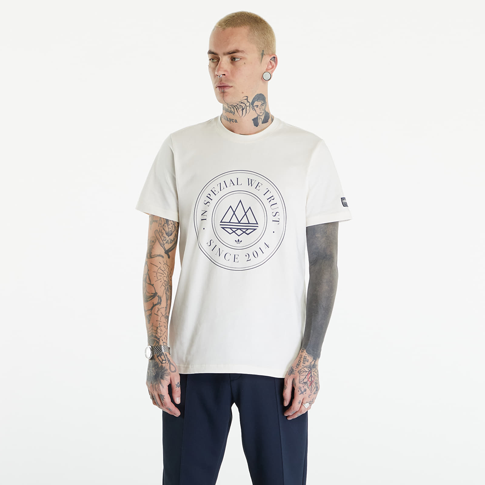   Μπλούζες adidas Spezial Mod Trefoil 10 Tee Chalk White