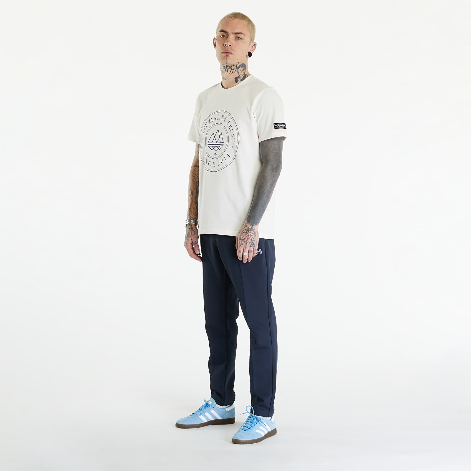   Μπλούζες adidas Spezial Mod Trefoil 10 Tee Chalk White